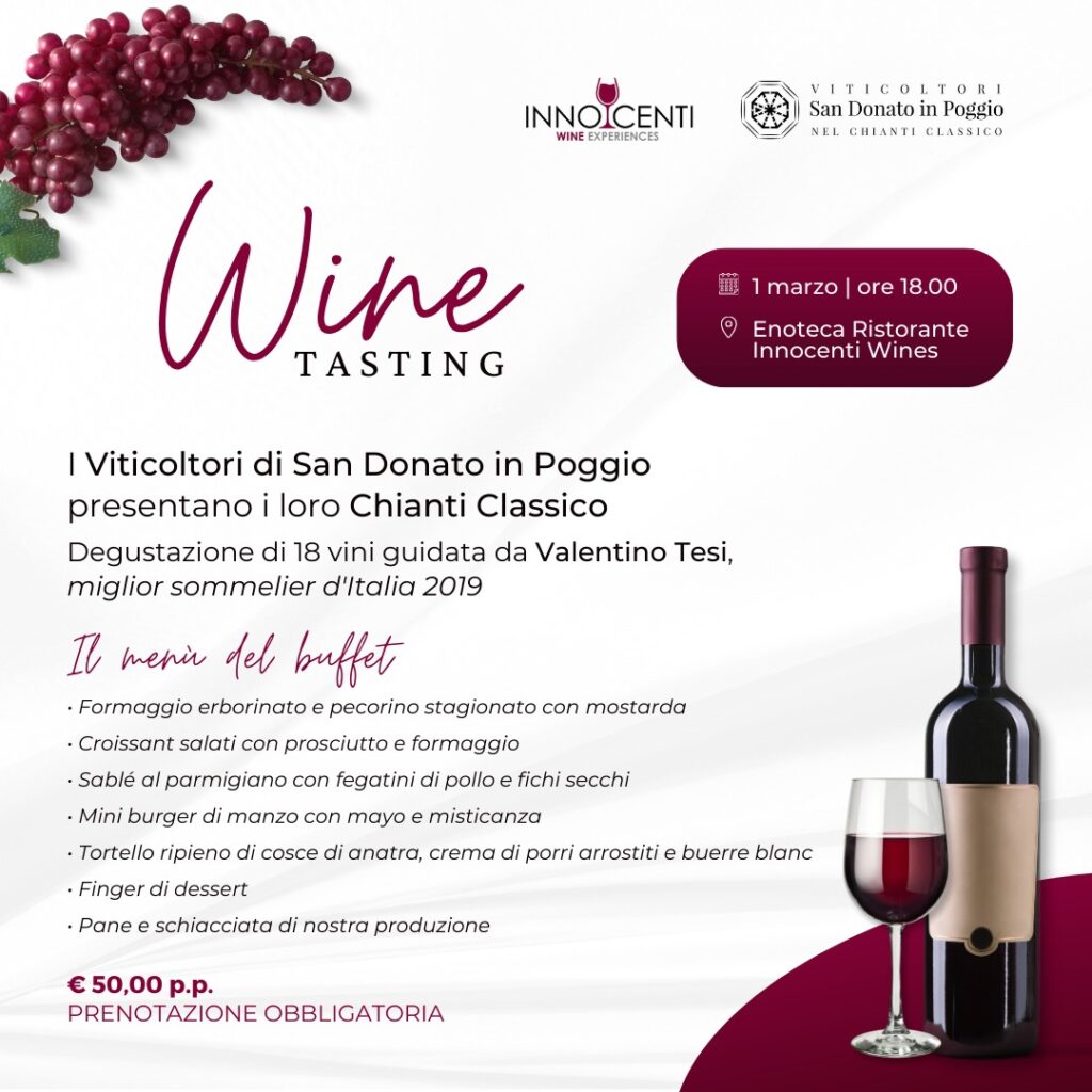 18 vini e altrettanti produttori di Chianti Classico a San Donato in Poggio per conoscere a fondo una delle 11 UGA chiantigiane.
