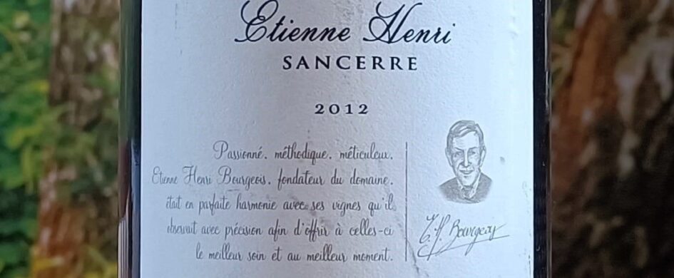 Sancerre “Etienne Henri” 2012, Henri Bourgeois