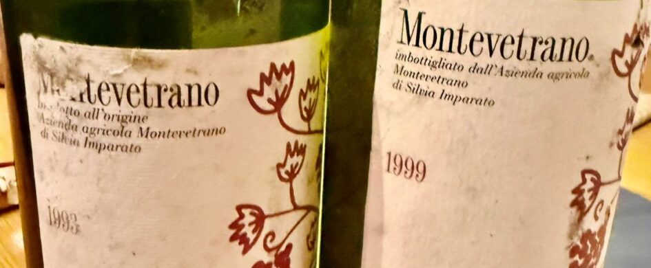 InvecchiatIGP. Montevetrano 1999 e 1993
