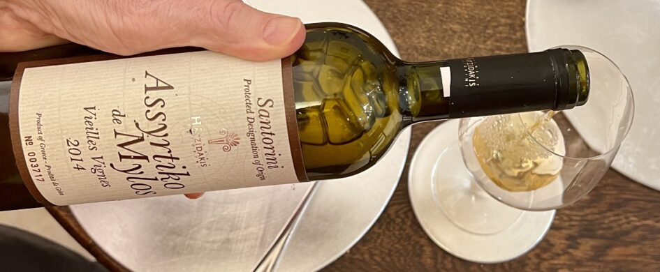 Santorini pdo Assyrtiko de Mylos Vieilles Vignes 2014, Hatzidakis     