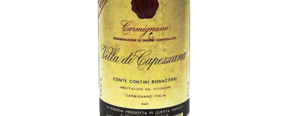 Carmignano Doc Riserva 1979 Villa di Capezzana, Conte Contini Bonacossi