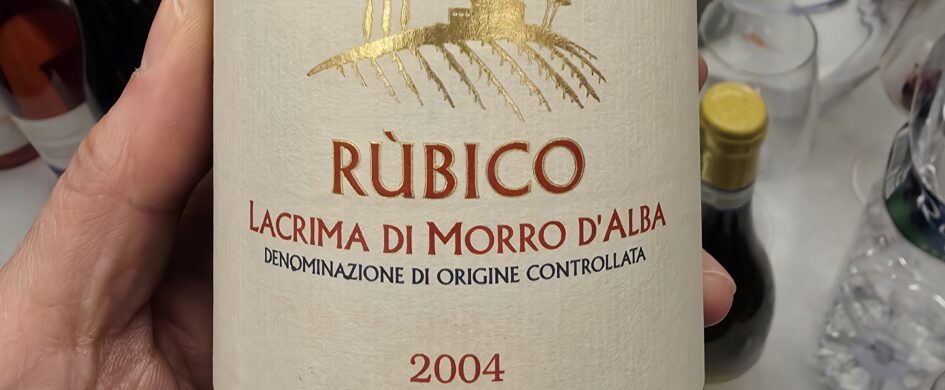 InvecchiatIGP: Lacrima di Morro d’Alba DOC Rubico 2004, Marotti Campi