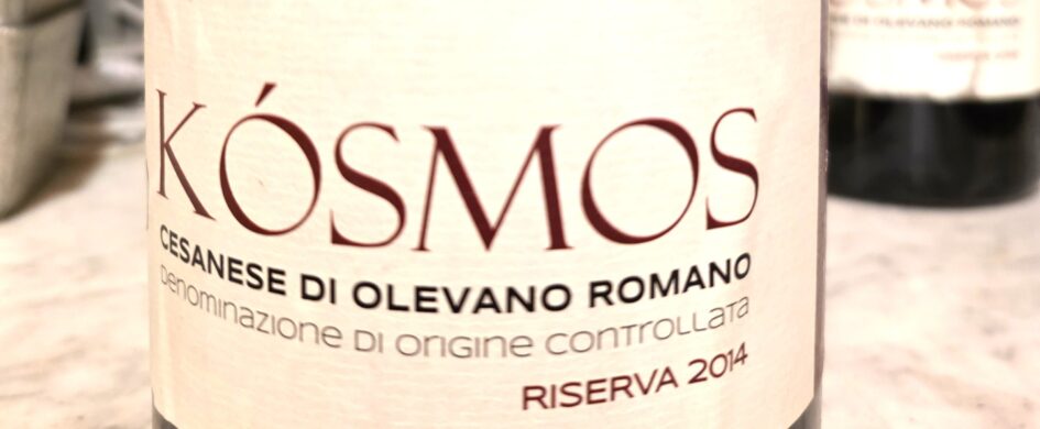 InvecchiatIGP: Cesanese di Olevano Romano Kósmos 2014, Marco Antonelli