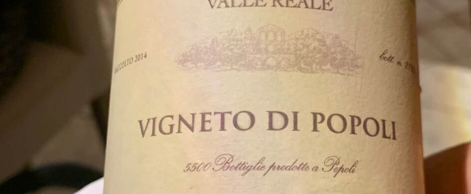 InvecchiatiIGP. Trebbiano d'Abruzzo Vigneto di Popoli 2014, Valle Reale
